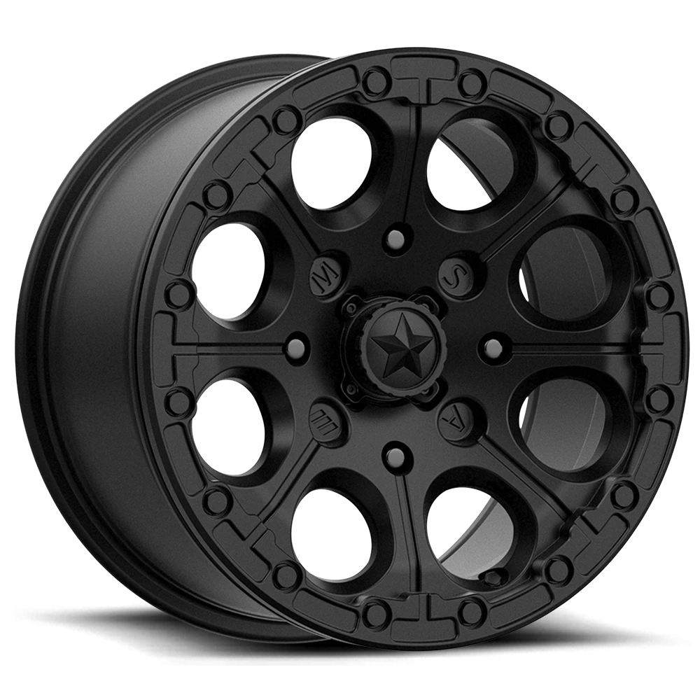 MSA Cannon 14x7" 4x110mm 86mm CB +10mm Satin Black