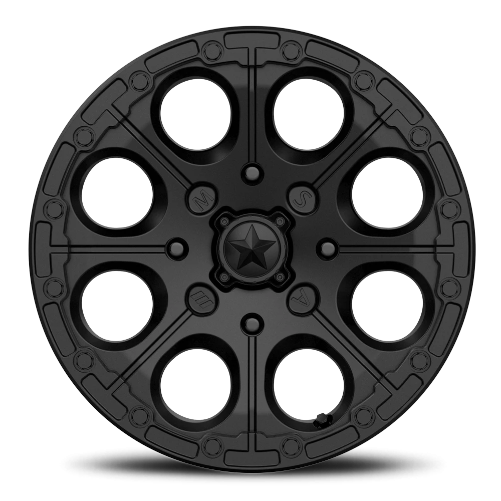 MSA Cannon 14x7" 4x110mm 86mm CB +10mm Satin Black