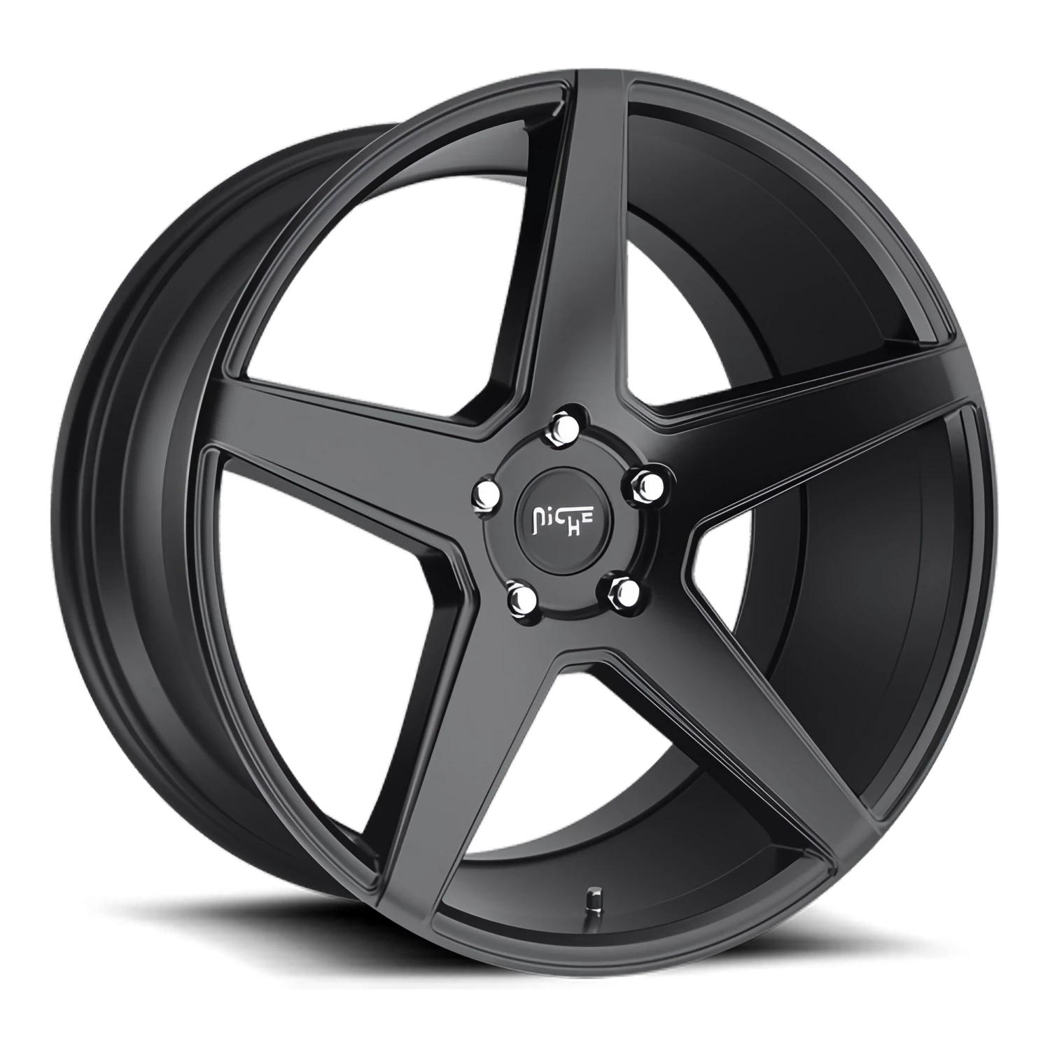 Niche Carini 20x9" 5x112mm 66.5mm CB +38mm Matte Black