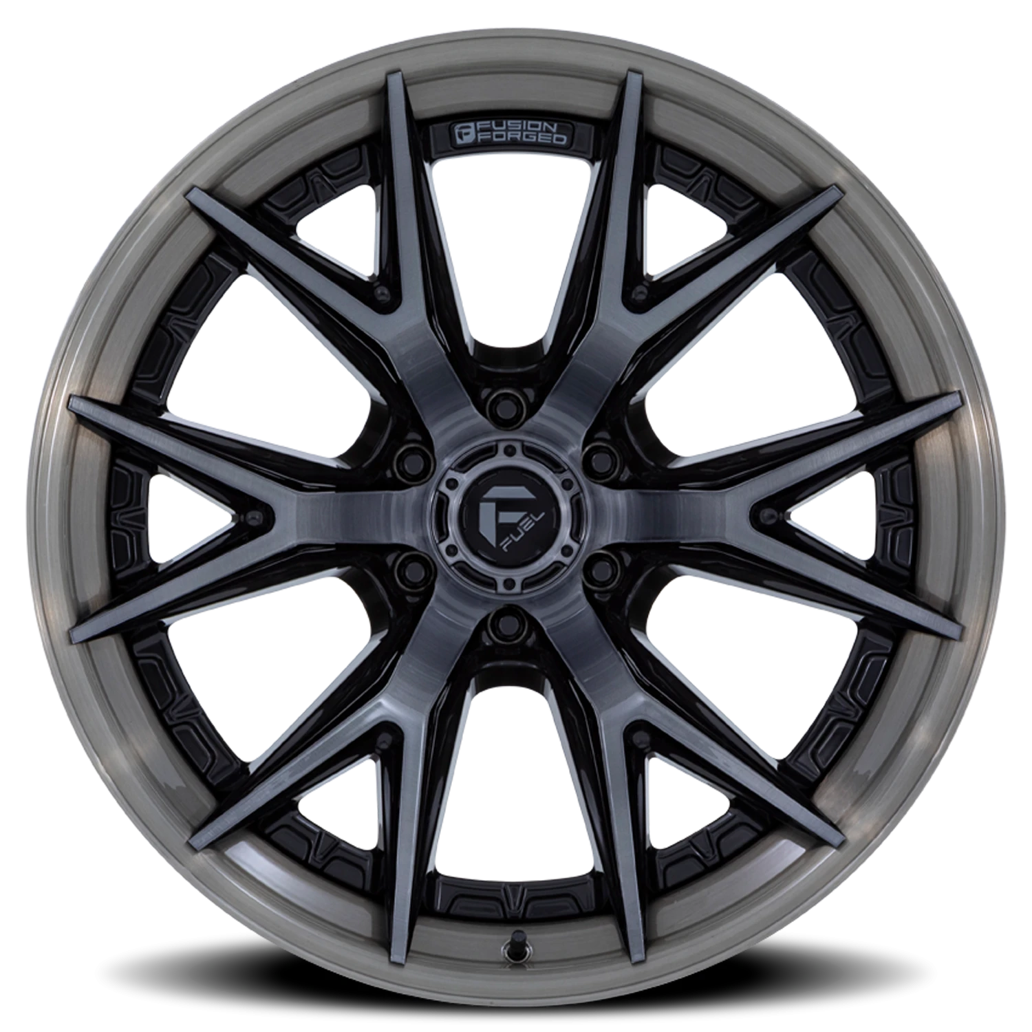 Fuel Catalyst 20x10" 6x139.7mm 106.1mm CB -18mm Gloss Black Brushed Dark Tint