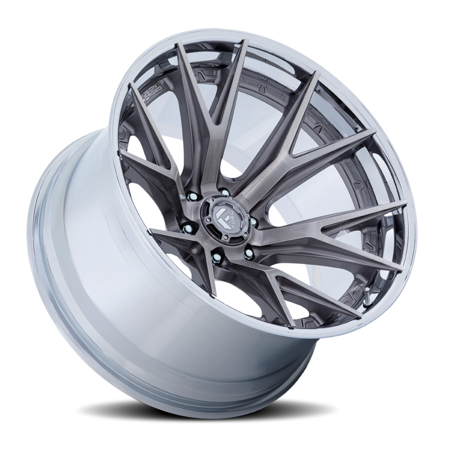 Fuel Catalyst 20x9" 6x139.7mm 106.1mm CB +1mm Platinum Chrome Lip