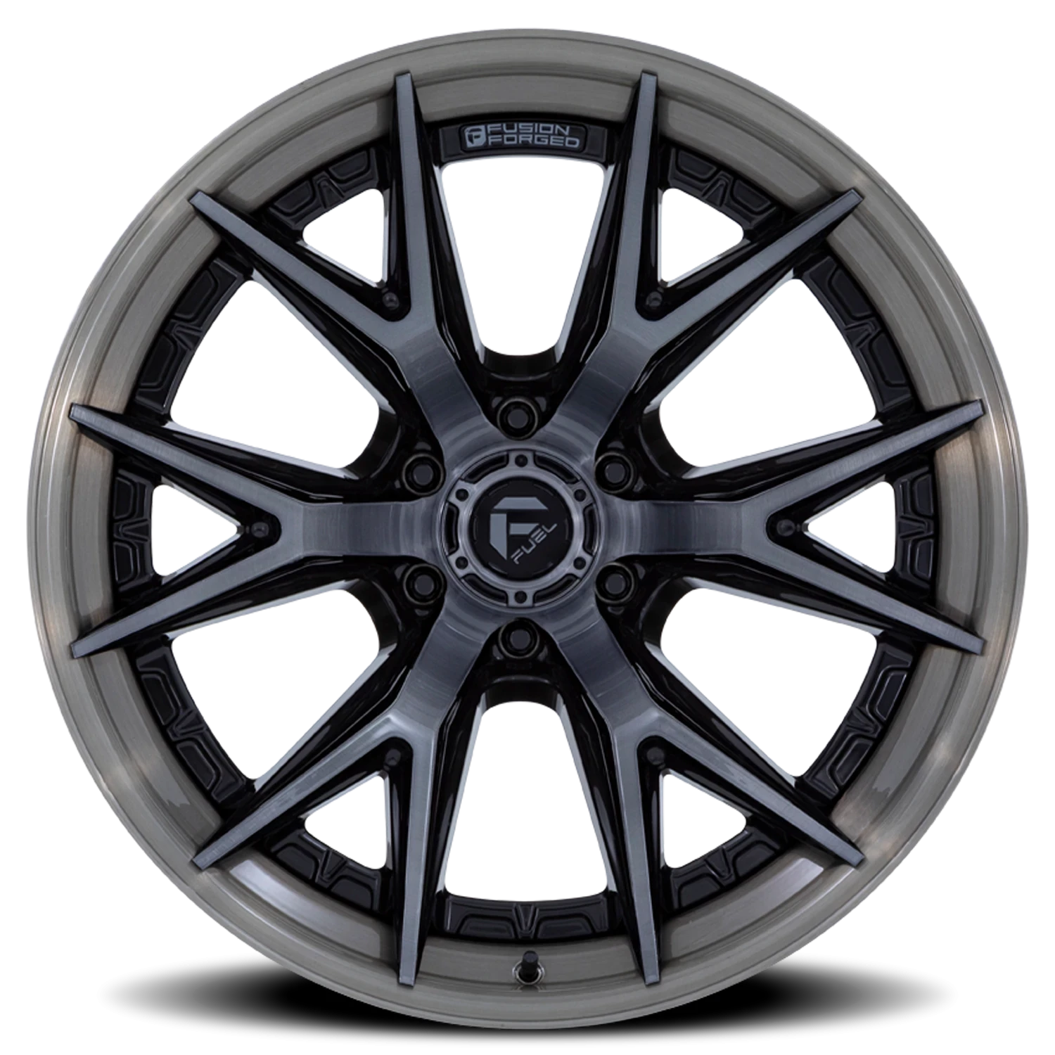 Fuel Catalyst 22x10" 8x170mm 125.1mm CB -18mm Gloss Black Brushed Dark Tint