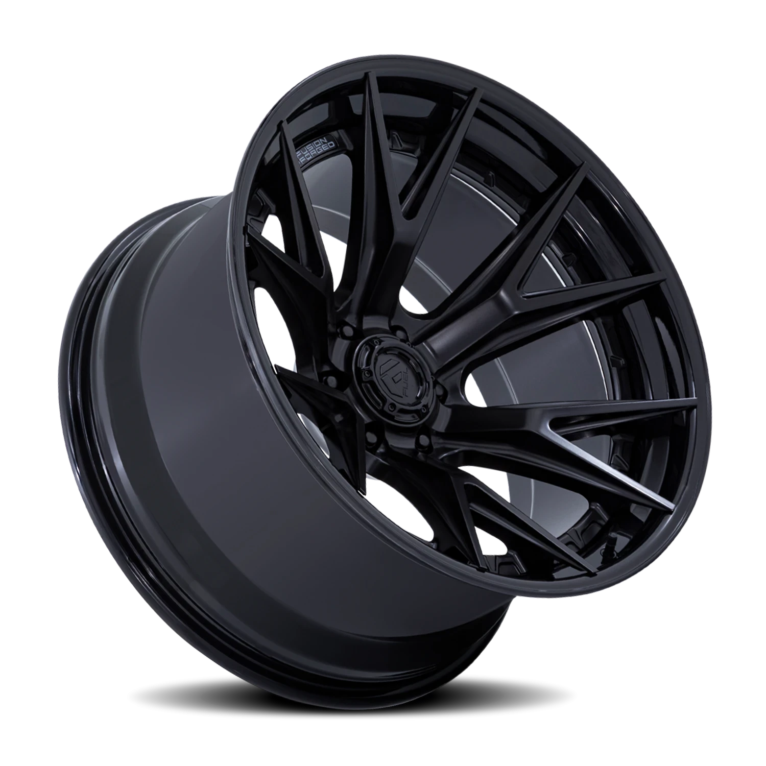 Fuel Catalyst 24x12" 8x165.1mm 125.1mm CB -44mm Matte Black Gloss Black Lip
