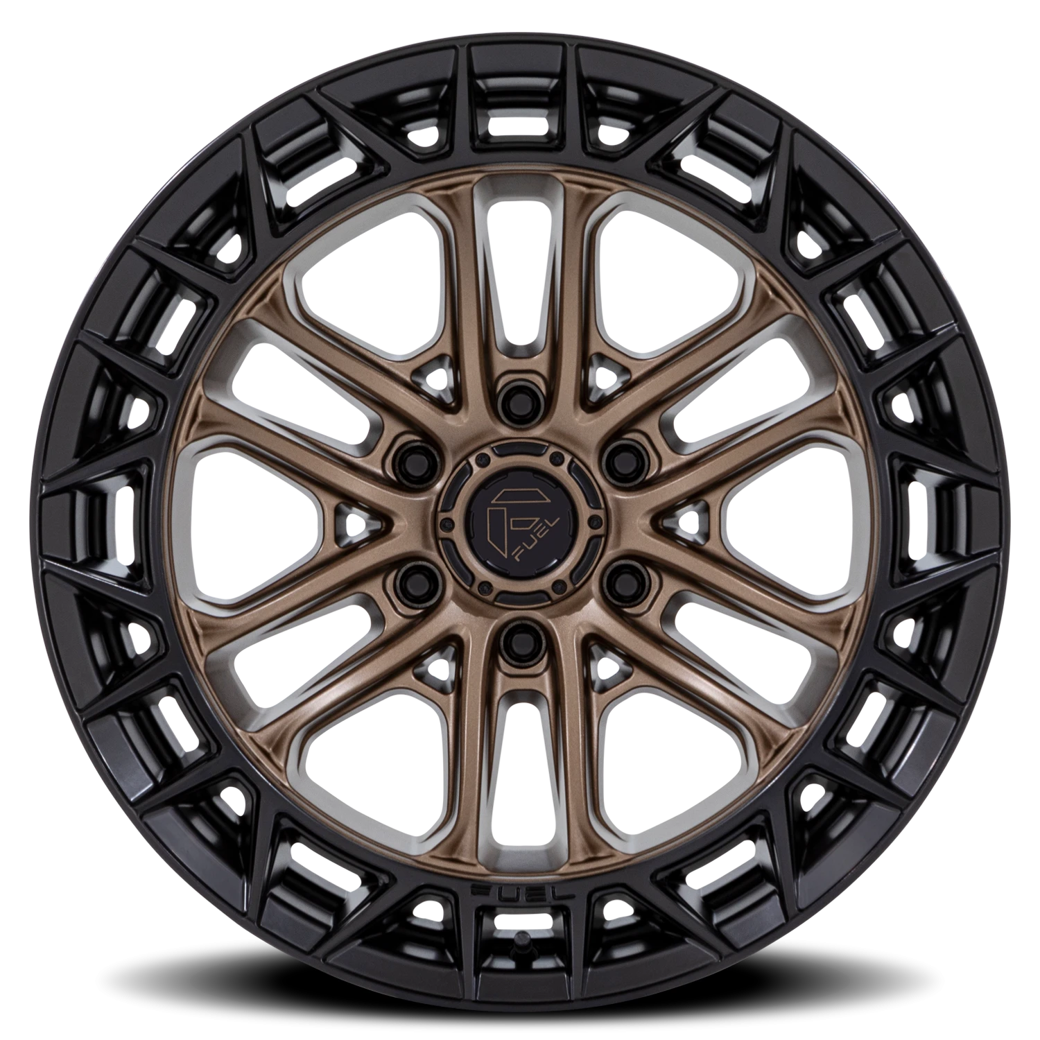 Fuel Celsius 17x9" 6x135mm 87.1mm CB +1mm Matte Bronze Matte Black Lip