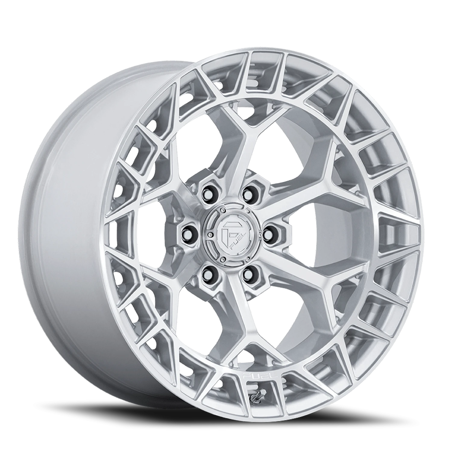 Fuel Charger FC873 20x9" 6x135mm 87.1mm CB +20mm Gloss Silver Machined Face