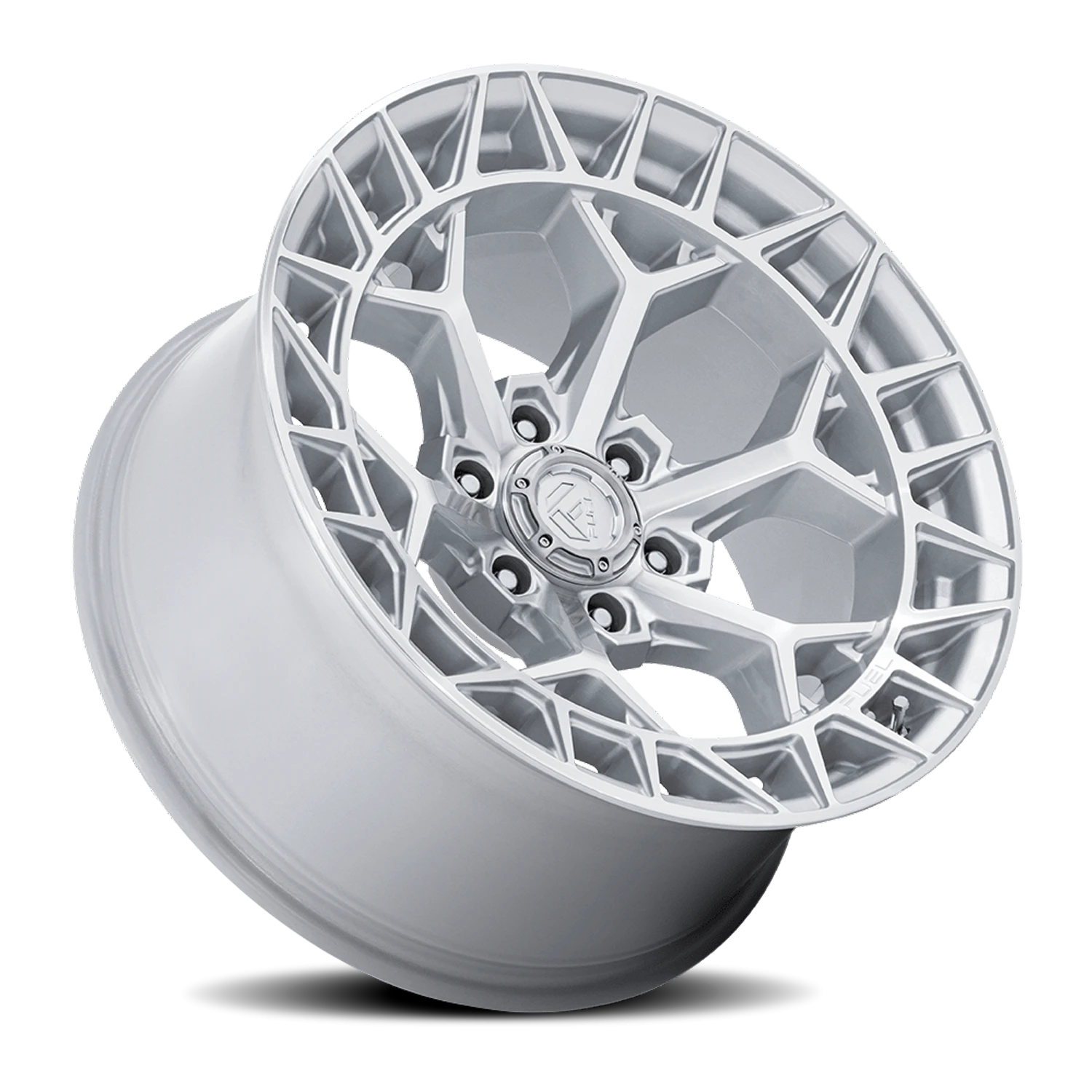 Fuel Charger FC873 20x9" 6x135mm 87.1mm CB +20mm Gloss Silver Machined Face