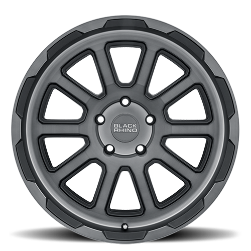 Black Rhino Chase 18x8" 5x114.3mm 76.1mm CB +10mm Brushed Gunmetal