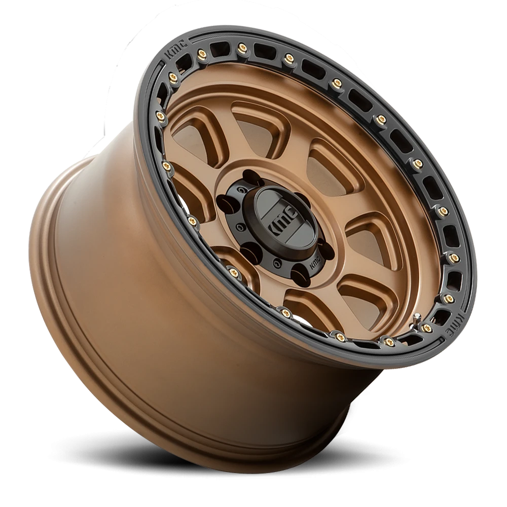KMC Chase KM548 BRZ 20x9 +0 8x170mm 125.1mm Matte Bronze Black Lip