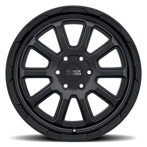 Black Rhino Chase 18x8" 5x127mm 71.6mm CB +10mm Matte Black