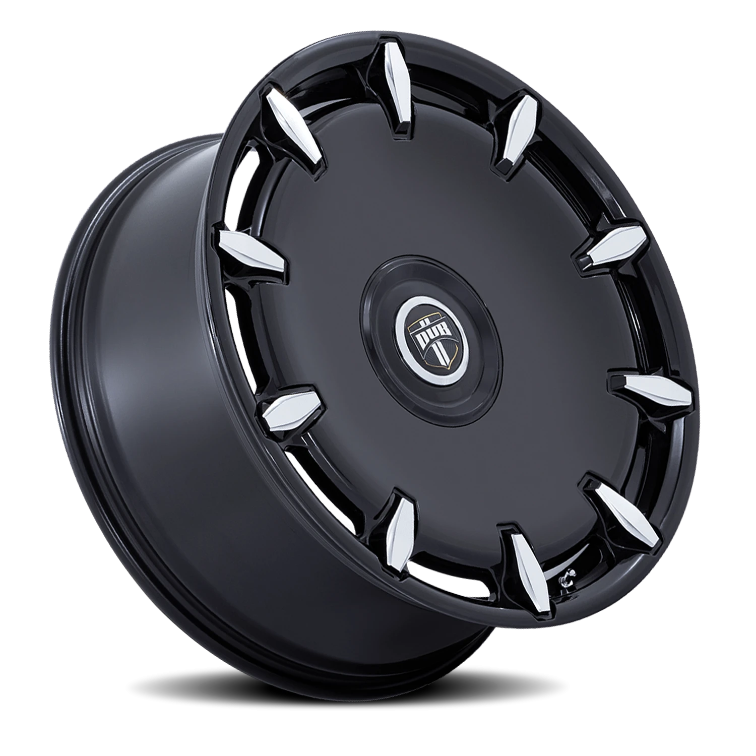 DUB Cheef 26x10" 6x135mm 106.1mm CB +30mm Gloss Black Milled
