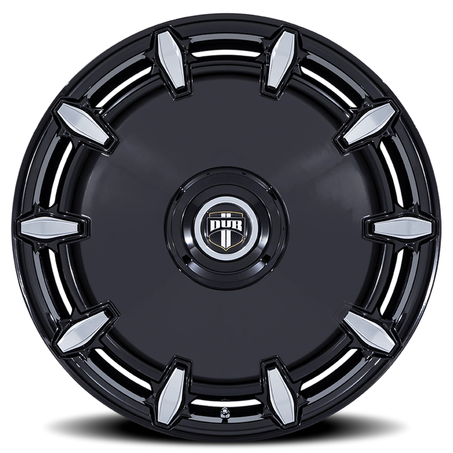 DUB Cheef 26x10" 6x135mm 106.1mm CB +30mm Gloss Black Milled