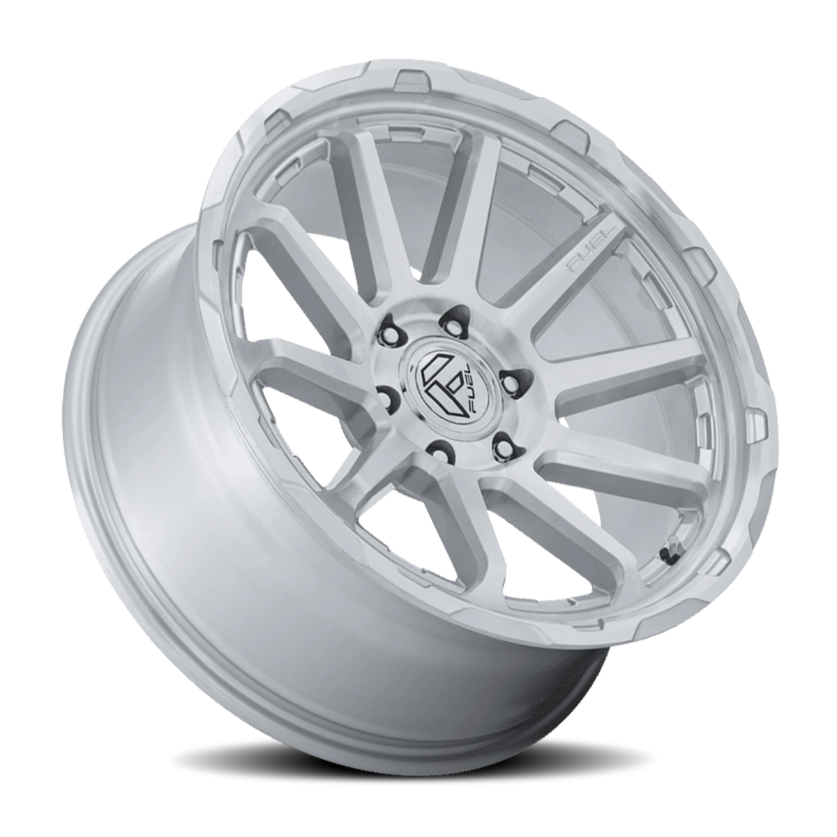 Fuel Circuit 18x9 +1 5x127mm 71.5mm Gloss Silver Machined Face