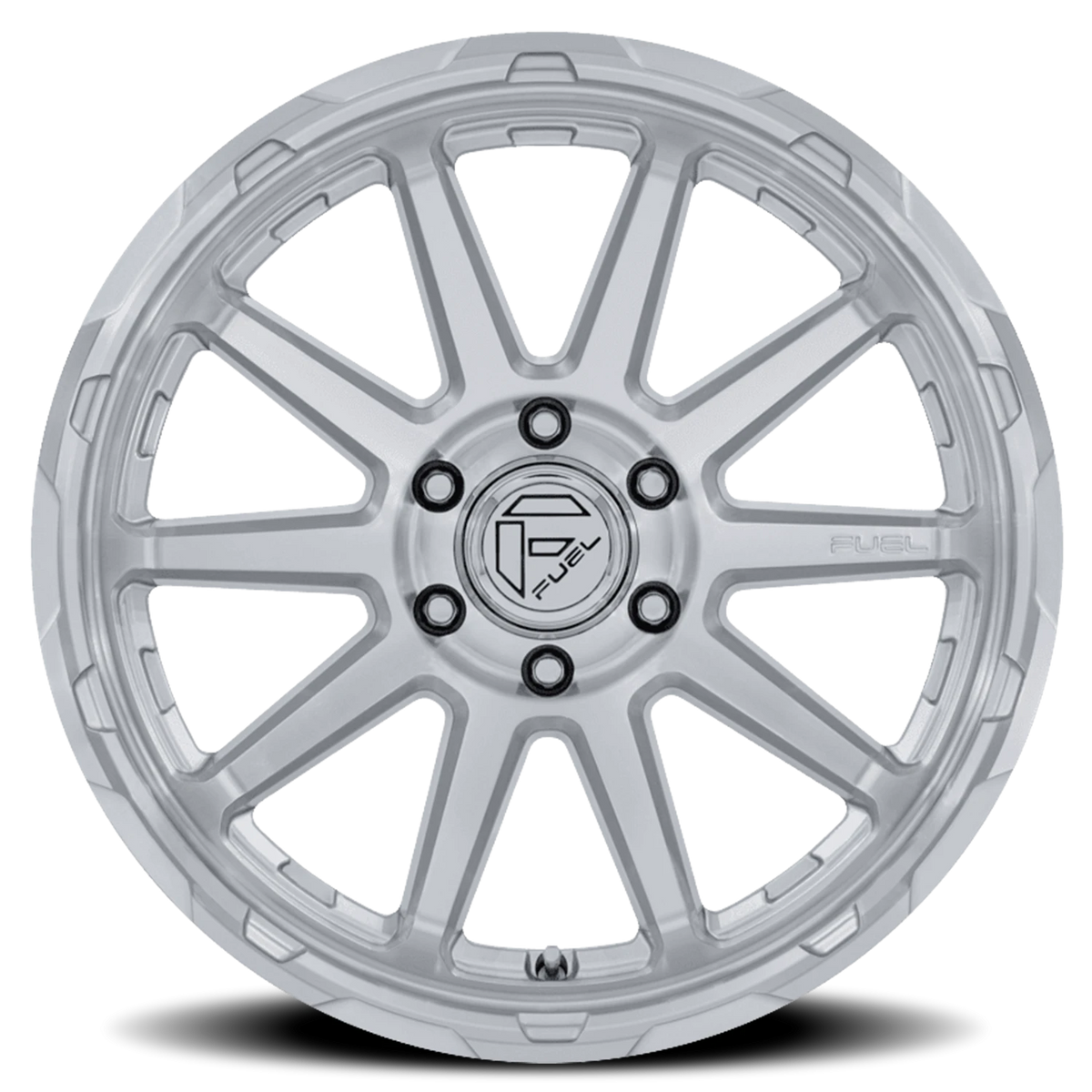 Fuel Circuit 18x9 +1 5x127mm 71.5mm Gloss Silver Machined Face