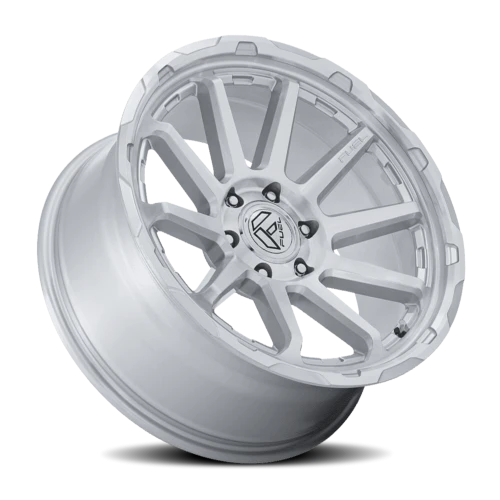 Fuel Circuit 20x10 -18 6x135mm 87.1mm Gloss Silver Machined Face