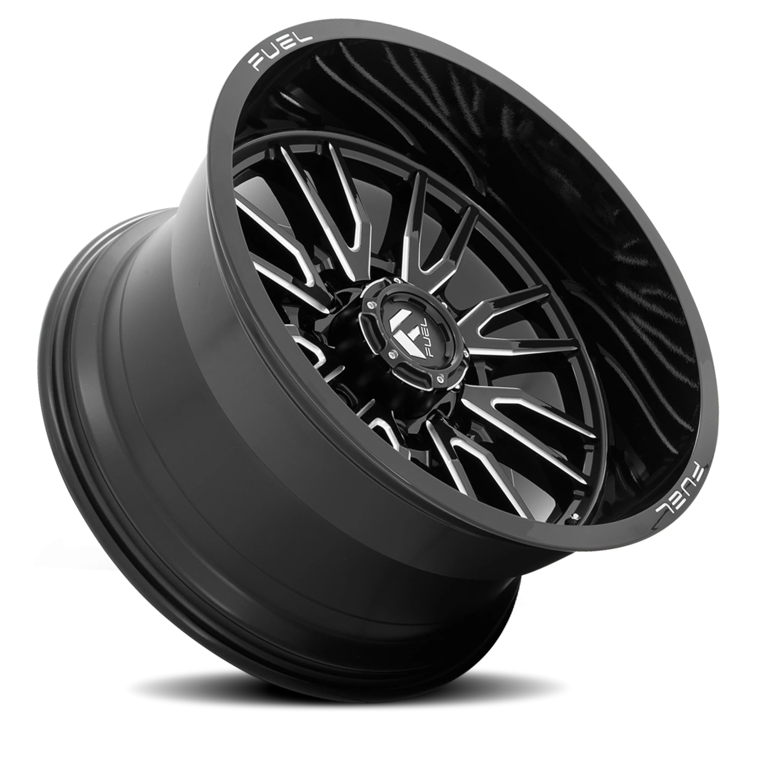 Fuel Clash 8 22x12" 8x170mm 125.1mm CB -44mm Gloss Black Milled