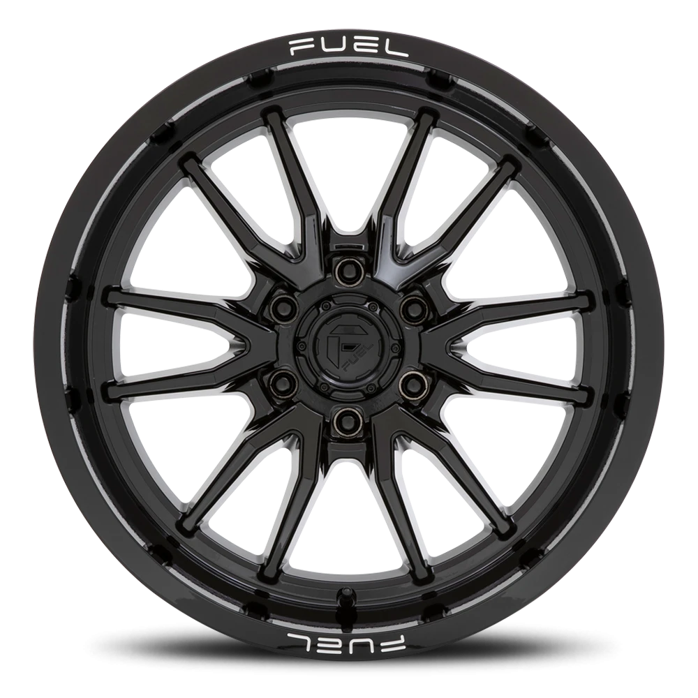 Fuel Clash 6 22x10" 6x139.7mm 106.1mm CB -18mm Gloss Black