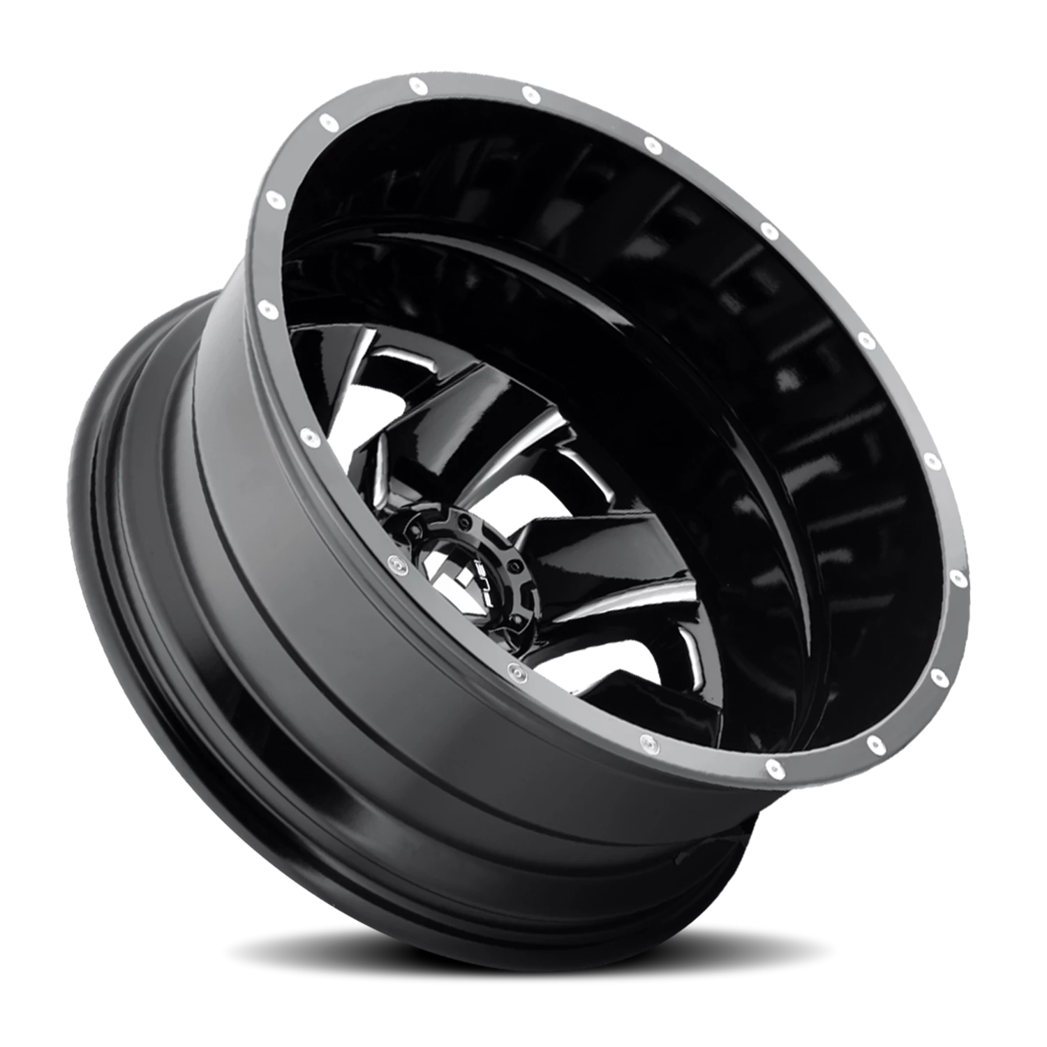 Fuel Cleaver Dually 20x8.3" 8x200mm 142mm CB -202mm Gloss Black Milled