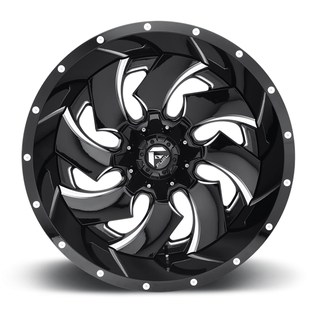 Fuel Cleaver 22x10 -13 6x135mm 106.1mm Gloss Black Milled