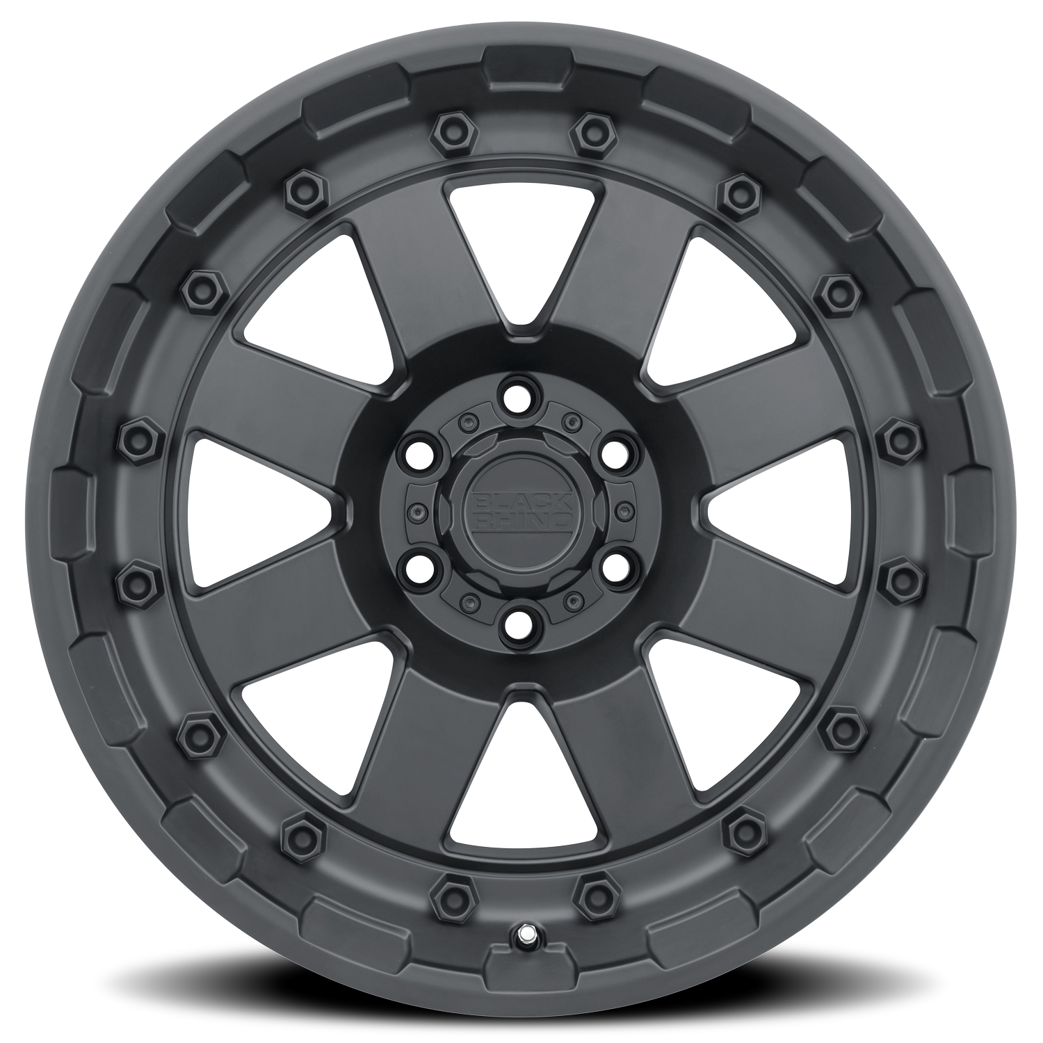 Black Rhino Cleghorn 17x8.5" 5x127mm 71.6mm CB -18mm Matte Black