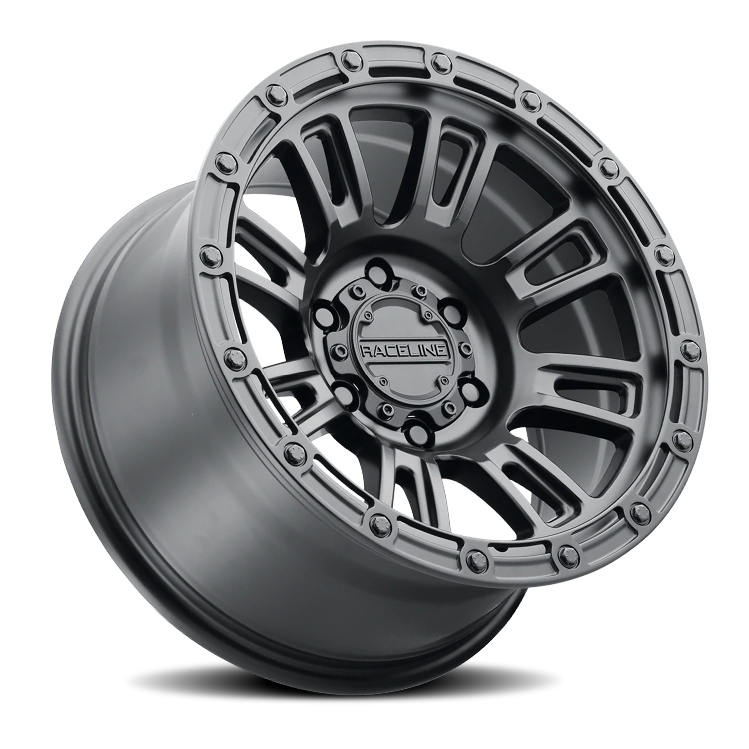 Raceline Compass 17x8" 5x108mm 72.62mm CB +30mm Satin Black
