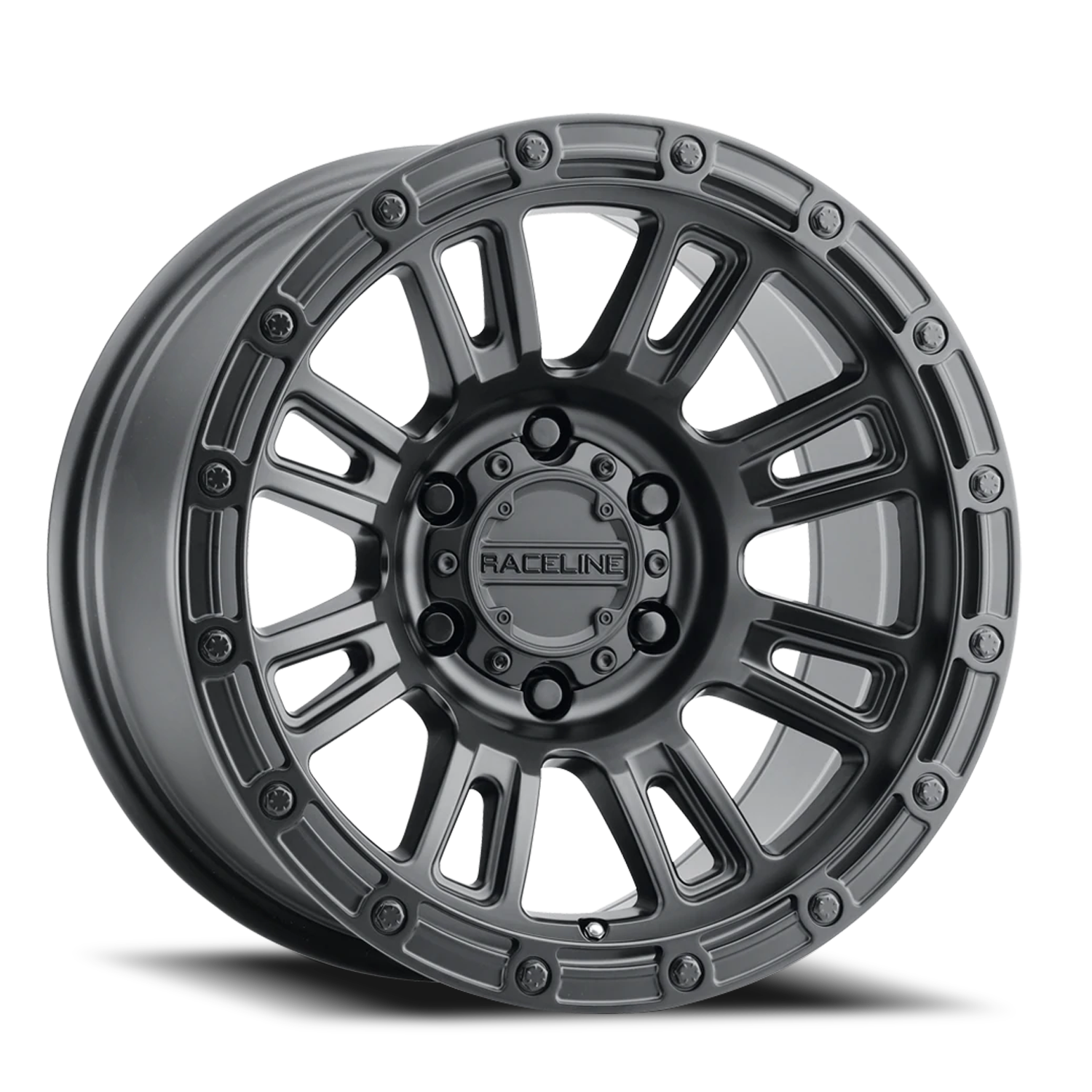 Raceline Compass 17x8.5" 6x135mm 87.1mm CB 0mm Satin Black