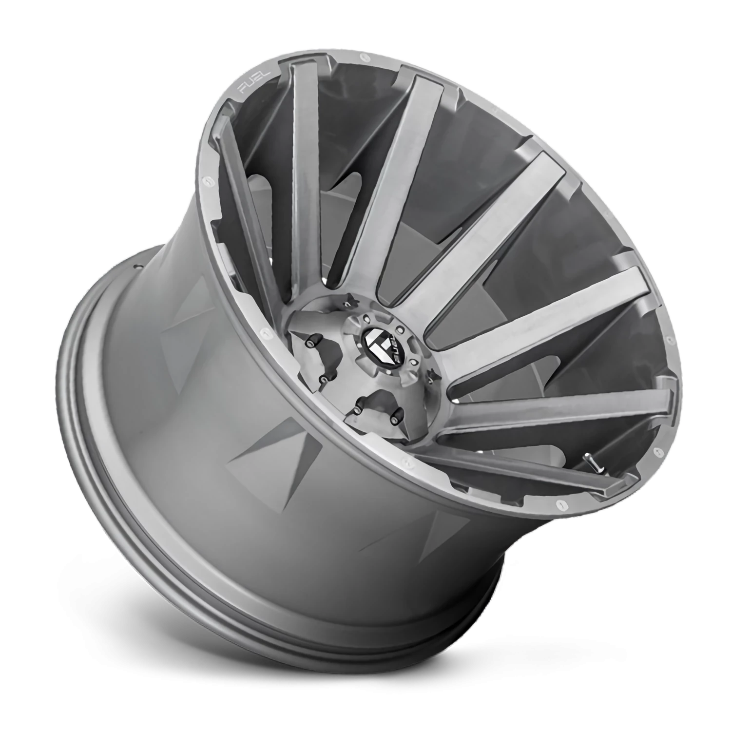 Fuel Contra Platinum 20x9" 6x135mm 106.1mm CB +2mm Brushed Gunmetal Clear Tint