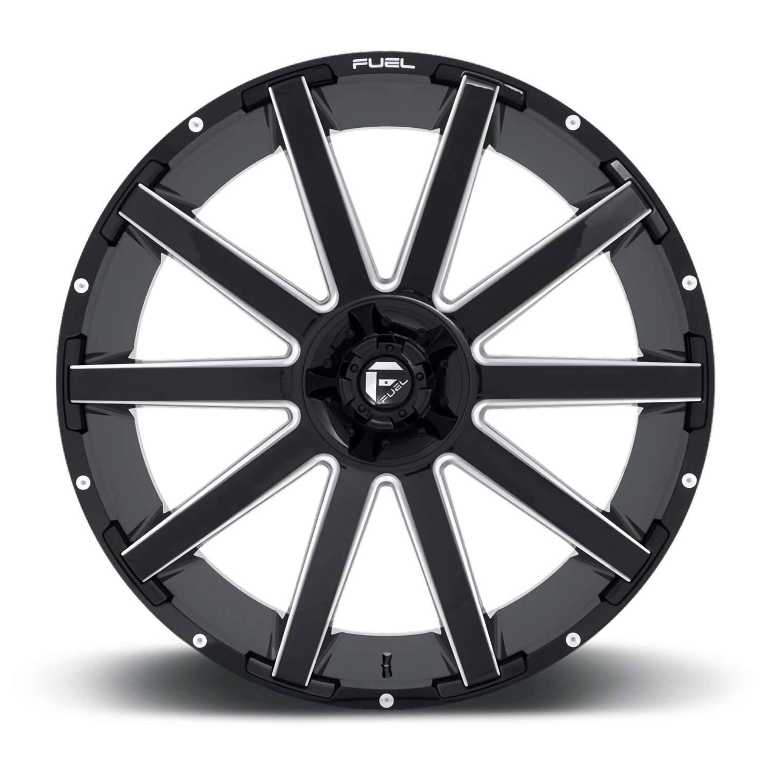 Fuel Contra 20x9" 6x135mm 106.3mm CB +20mm Matte Black Milled