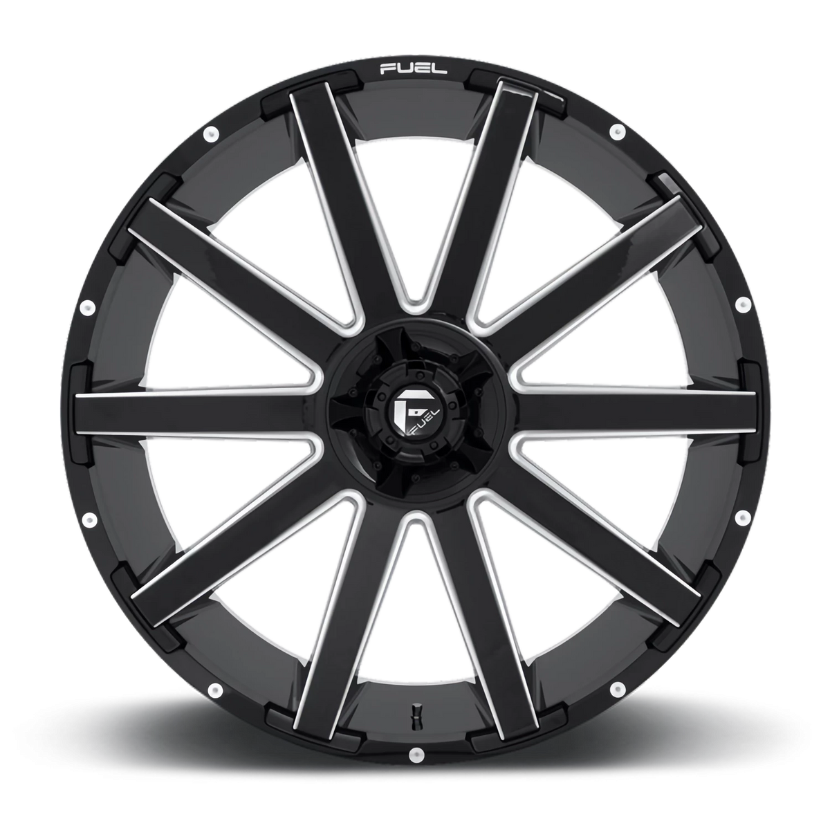 Fuel Contra 20x9 +0 6x114.3mm Matte Black Milled