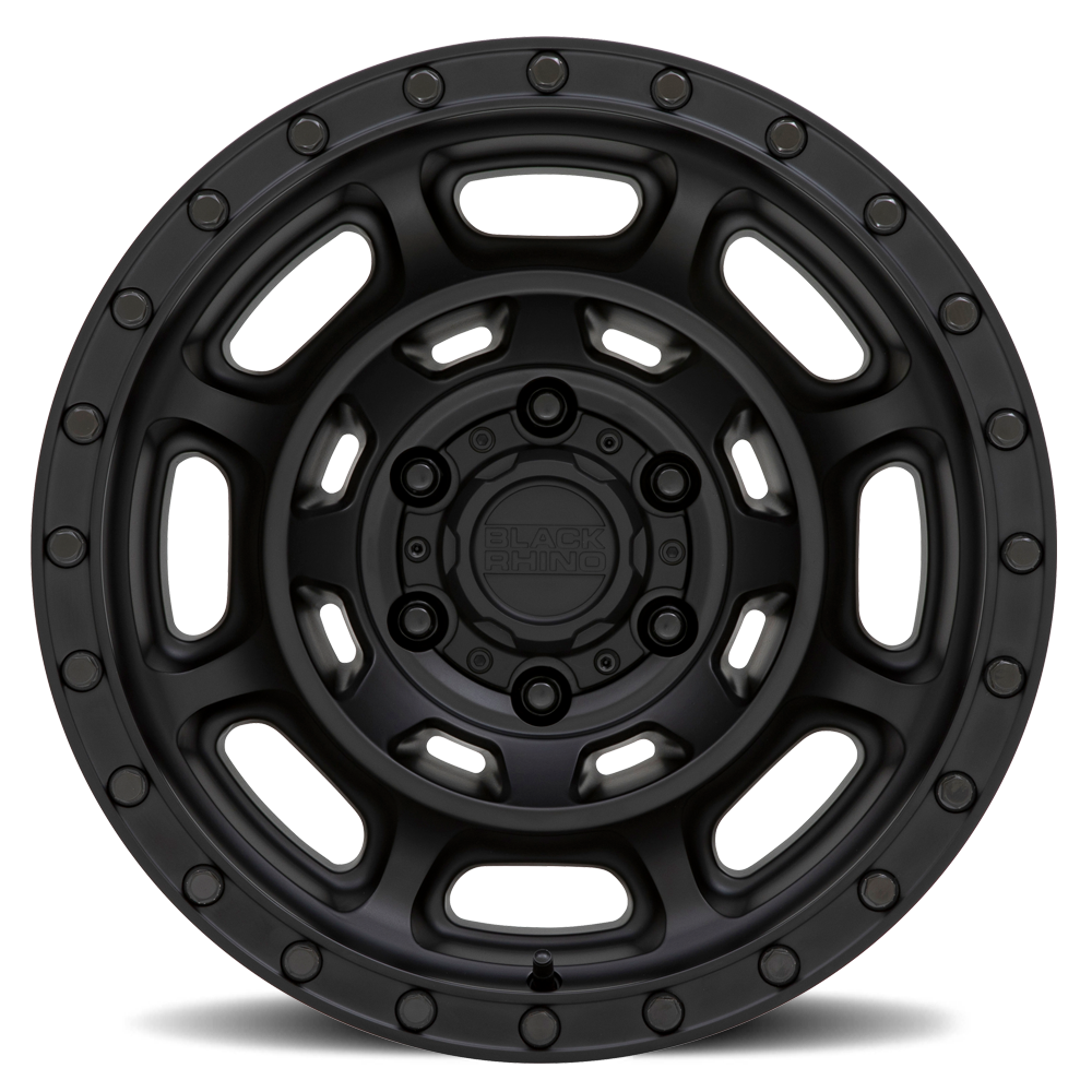 Black Rhino Convoy 17x8.5" 5x127mm 71.6mm CB -18mm Matte Black