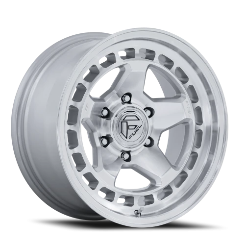 Fuel Core 17x8.5 +0 6x135mm 87.1mm Hyper Silver Machined Face