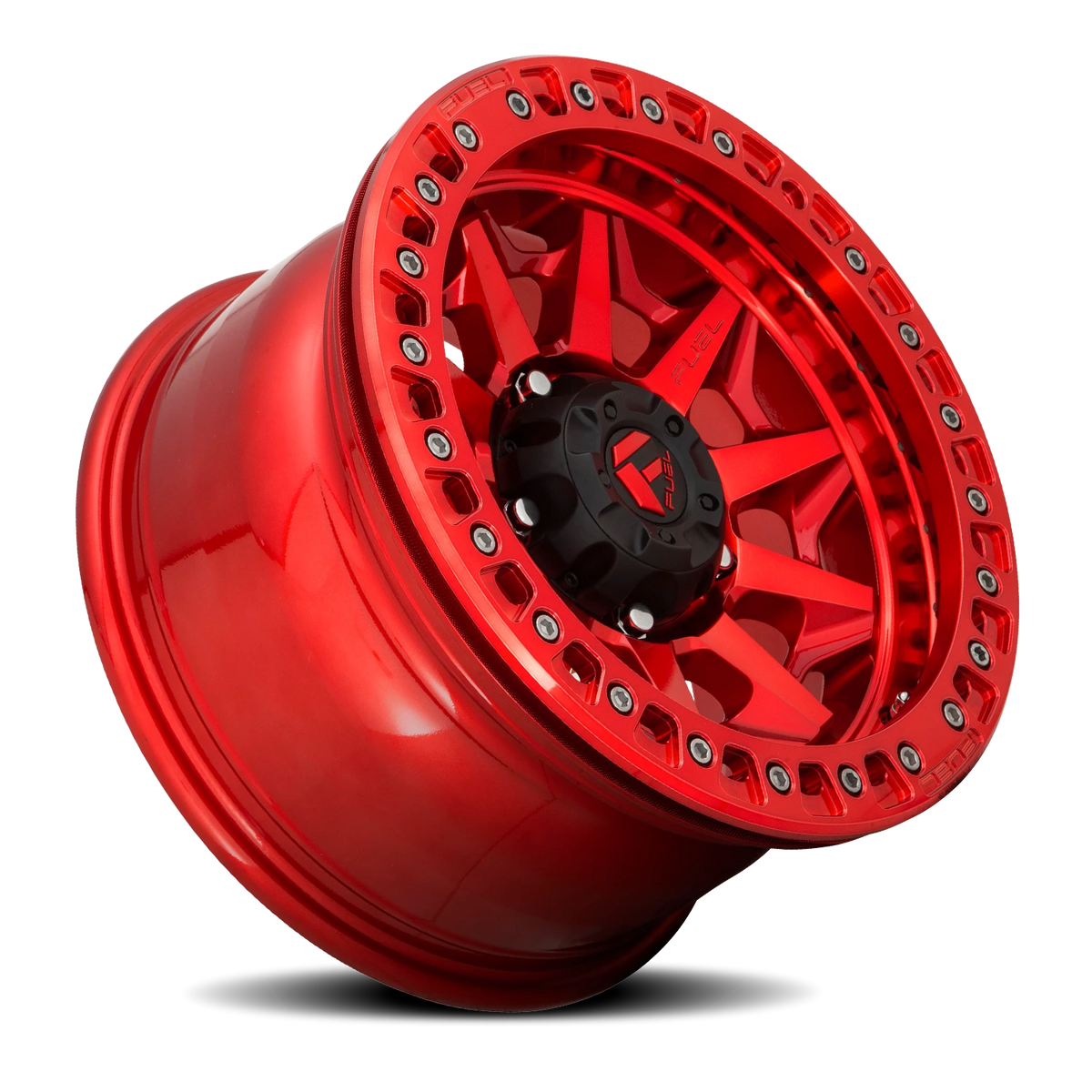 Fuel Covert Beadlock 17x9 -38 5x127mm 71.5mm Candy Red