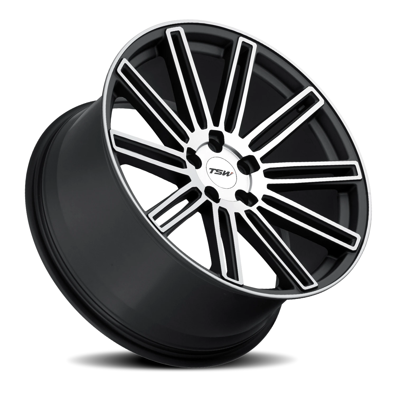 TSW Crowthorne 18x9.5" 5x120mm 76.1mm CB +35mm Matte Gunmetal Matte Machined Face