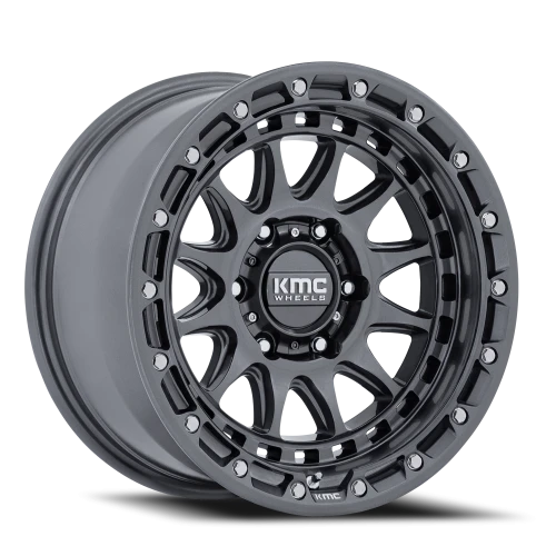 KMC Crux 17x8.5 +25 6x135mm 87.1mm Gloss Gunmetal