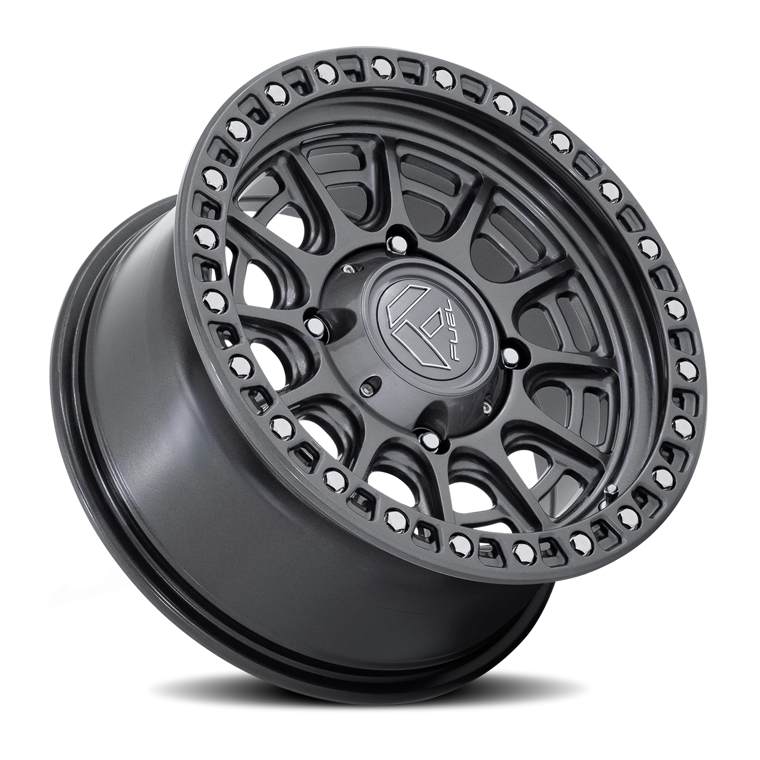 Fuel Cycle UTV 15x7" 4x110mm 79.4mm CB +10mm Gloss Gunmetal