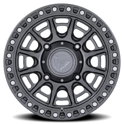 Fuel Cycle UTV 15x7" 5x114.3mm 72.56mm CB +10mm Gloss Gunmetal