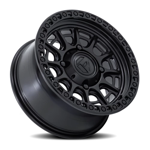 Fuel Cycle UTV 15x7" 6x139.7mm 100.3mm CB +38mm Matte Black Gloss Black Lip