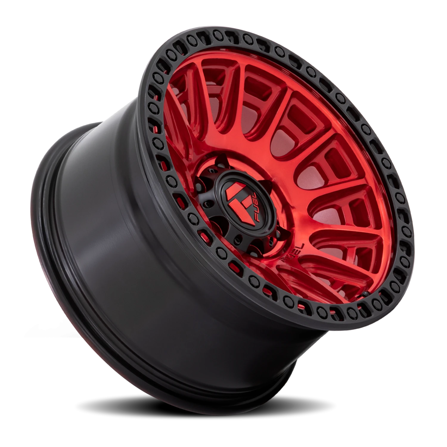 Fuel Cycle 20x9" 6x139.7mm 106.1mm CB +1mm Candy Red Black Ring