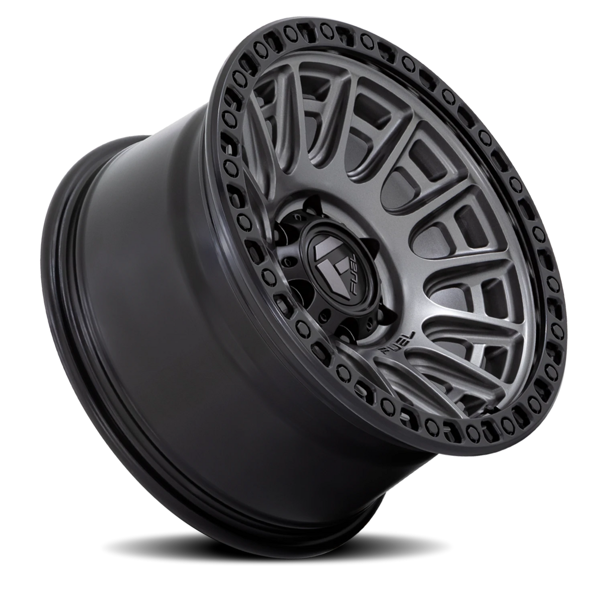 Fuel Cycle 17x8.5 +30 5x130mm 71.5mm Matte Gunmetal Black Ring