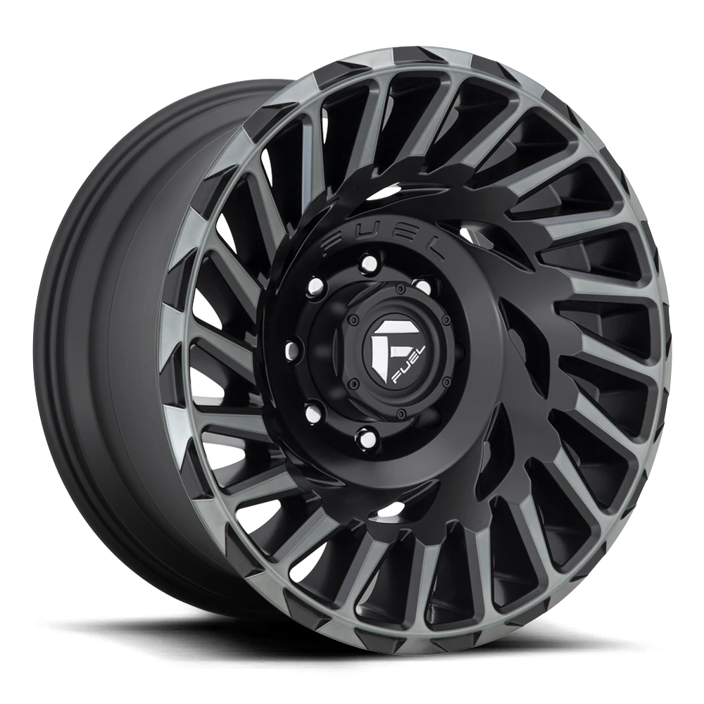 Fuel Cyclone 20x10 -18 6x139.7mm 106.1mm Machined Double Dark Tint