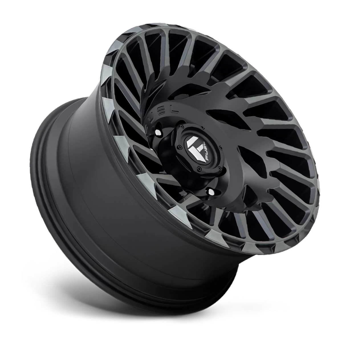 Fuel Cyclone 18x9 +1 6x135mm 87.1mm Machined Double Dark Tint