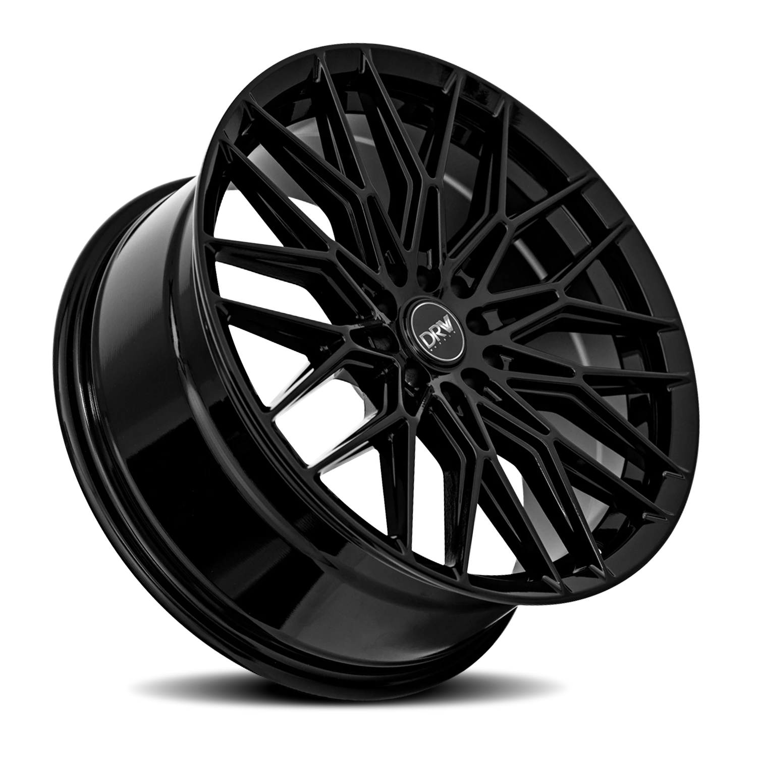 DRW D21 17x7.5" 4x108mm 73.1mm CB +38mm Gloss Black