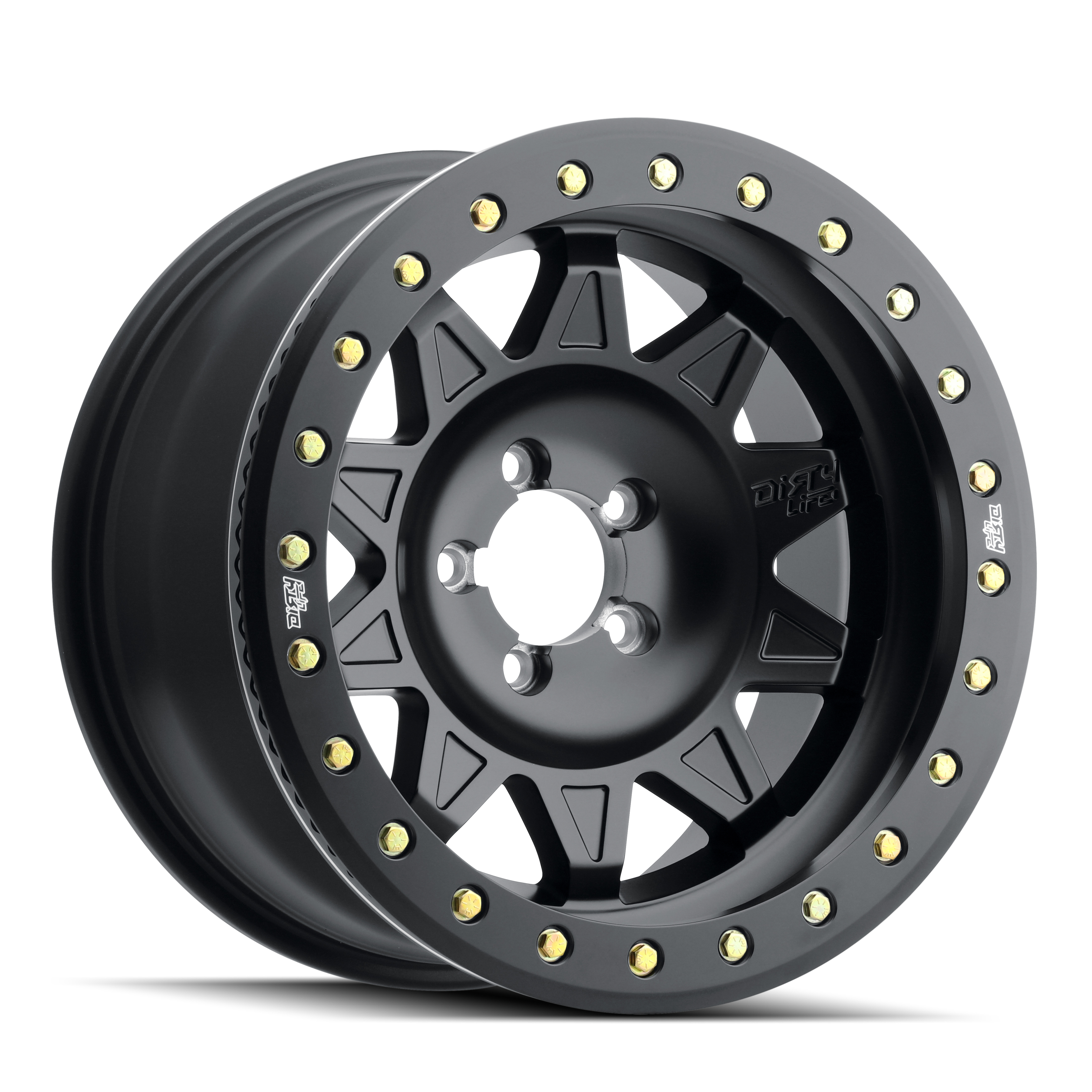 Dirty Life Roadkill race Matte Black 17x9 Blank x14mm 71.5mm