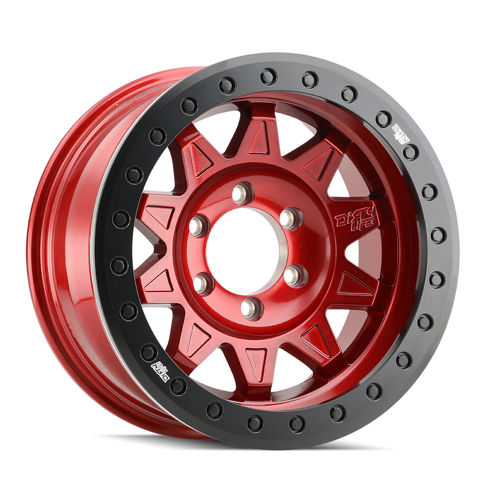 Dirty Life Roadkill Race 9302 Gloss Crimson Candy Red 17x9 5x127 x14mm 71.5mm