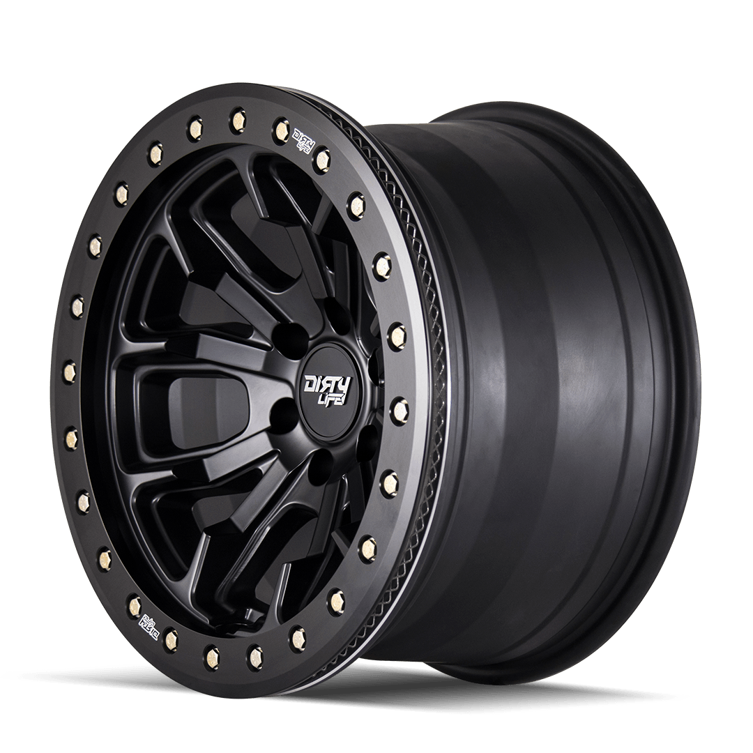 Dirty Life DTx1 9303 Satin Black 17x9 8x165.1 x12mm 130.8mm