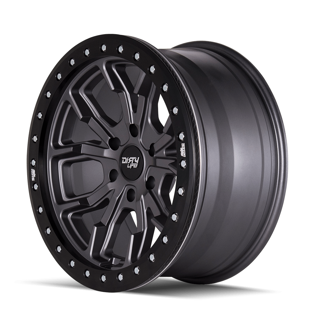 Dirty Life DTx1 9303 Satin Gunmetal 17x9 5x127 x12mm 78.1mm