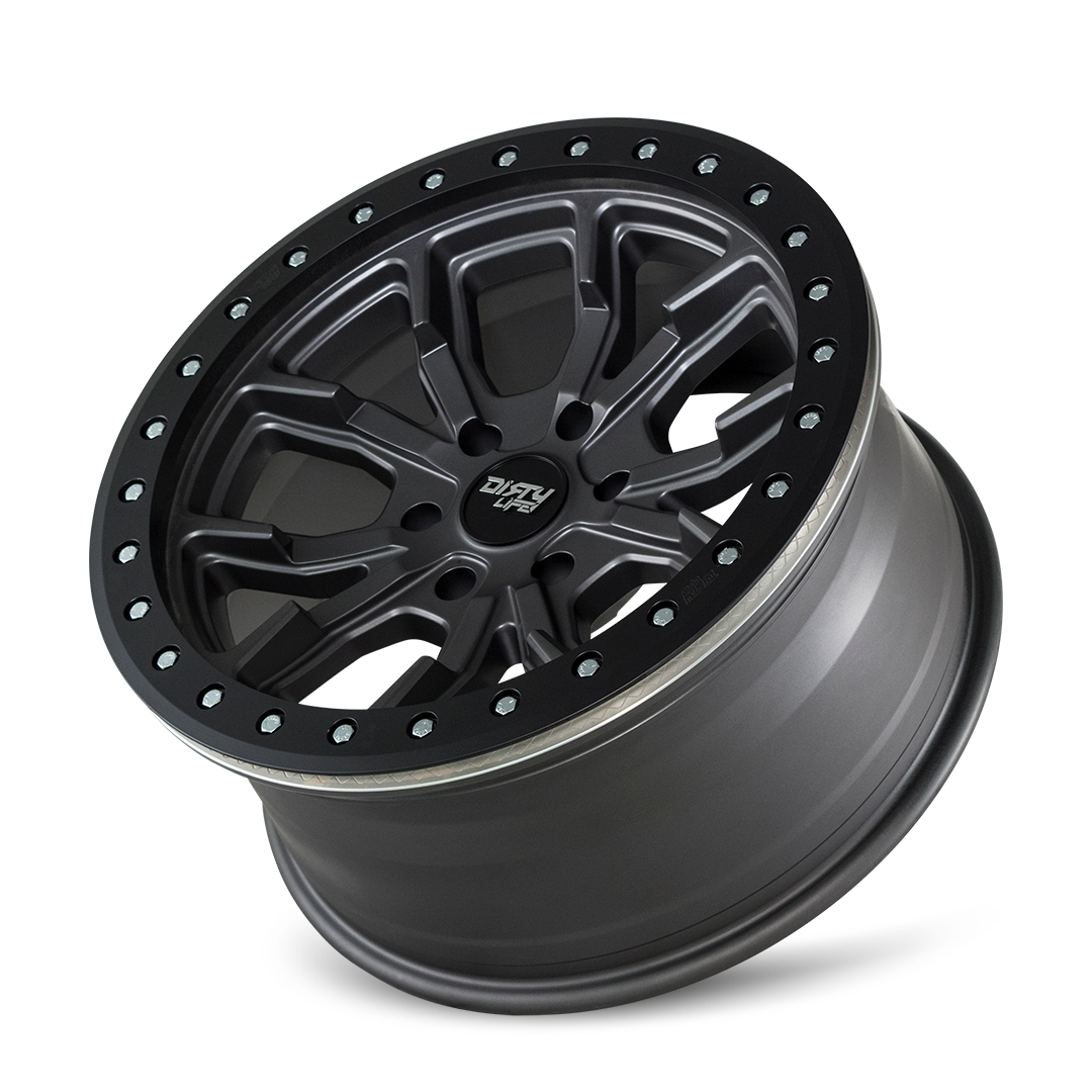 Dirty Life DTx1 9303 Satin Gunmetal 17x9 5x114.3 x12mm 72.6mm