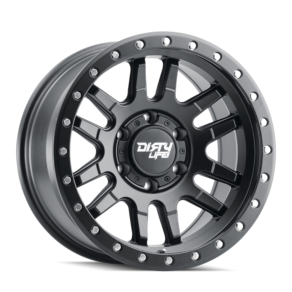 Dirty Life Canyon Pro 9309 Satin Black 17x9 5x127 x38mm 71.5mm