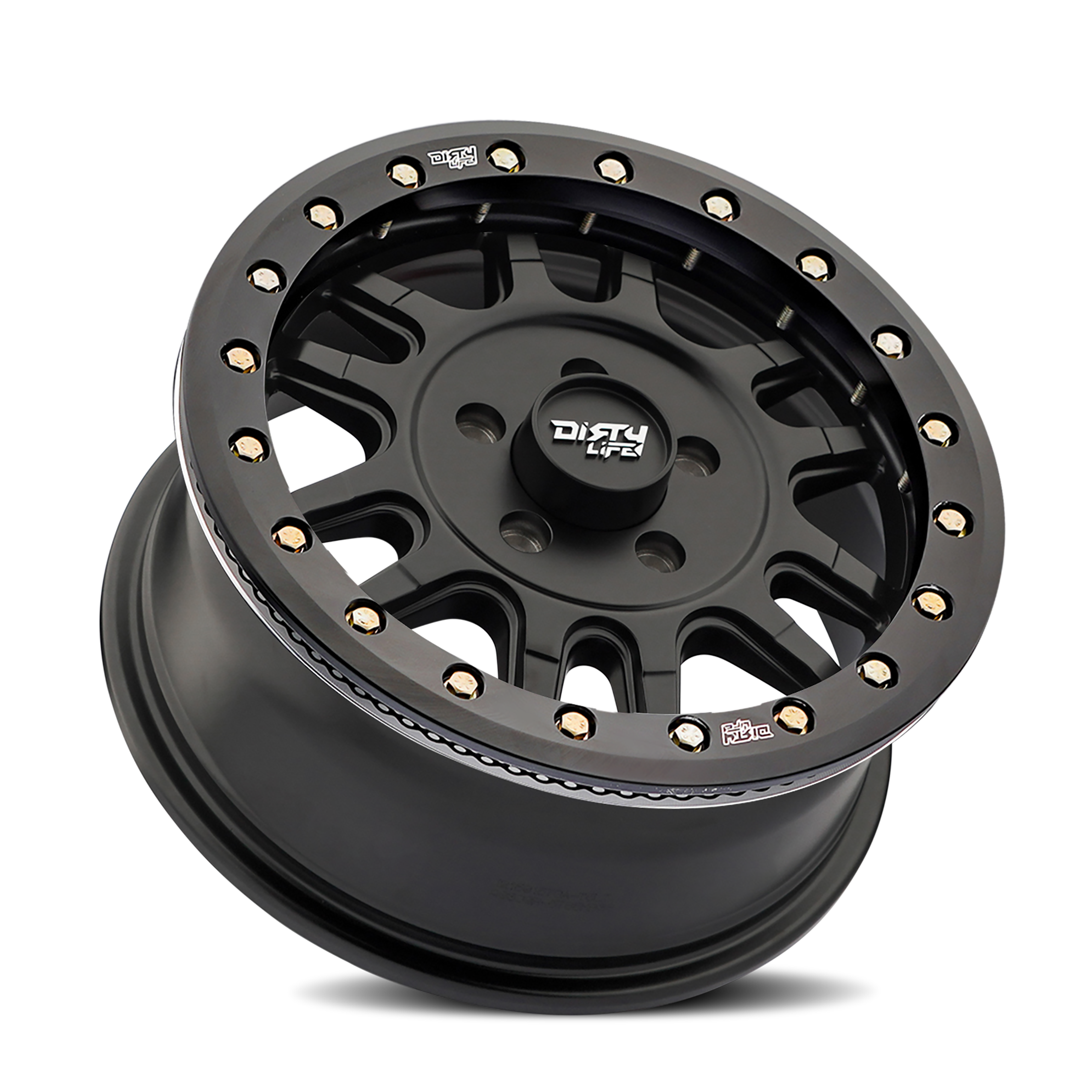 Dirty Life Canyon Pro SxS 9309R Matte Black 15x7 4x137 13mm 106.25mm