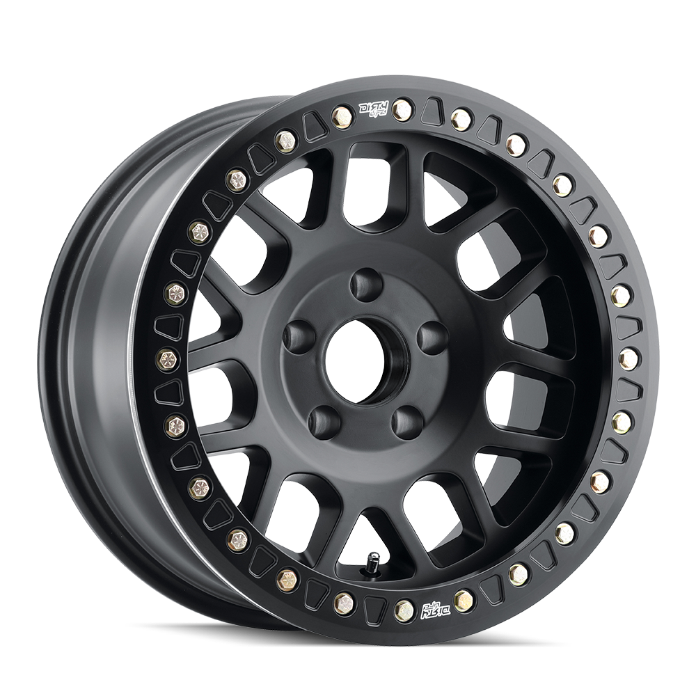 Dirty Life Mesa Race 9312 Matte Black 17x9 5x127 x38mm 71.5mm