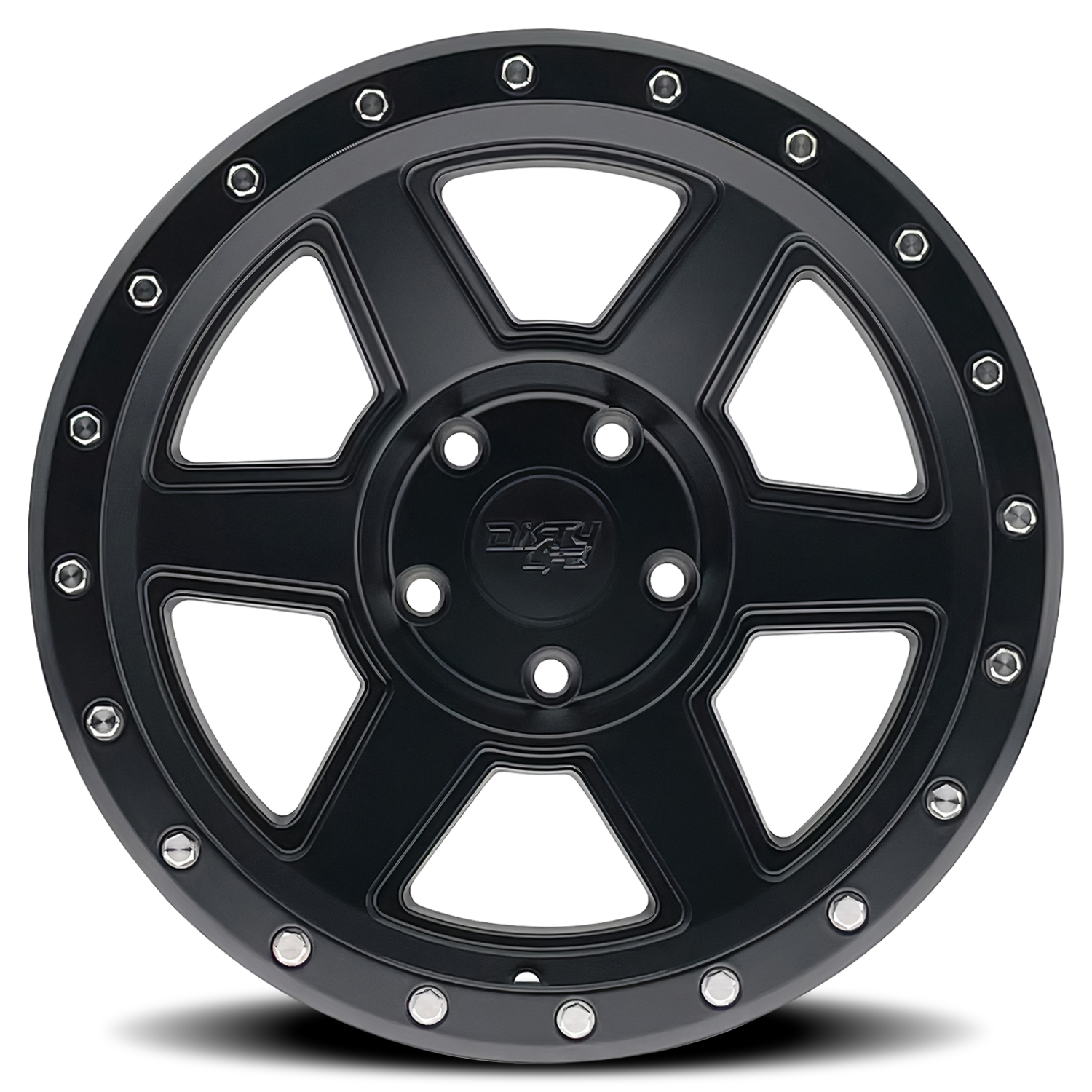 Dirty Life Compound 9315 Matte Black 17x9 6x135 x12mm 87.1mm